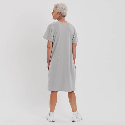 The Side Fastening T-Shirt Dress - The Shapes United