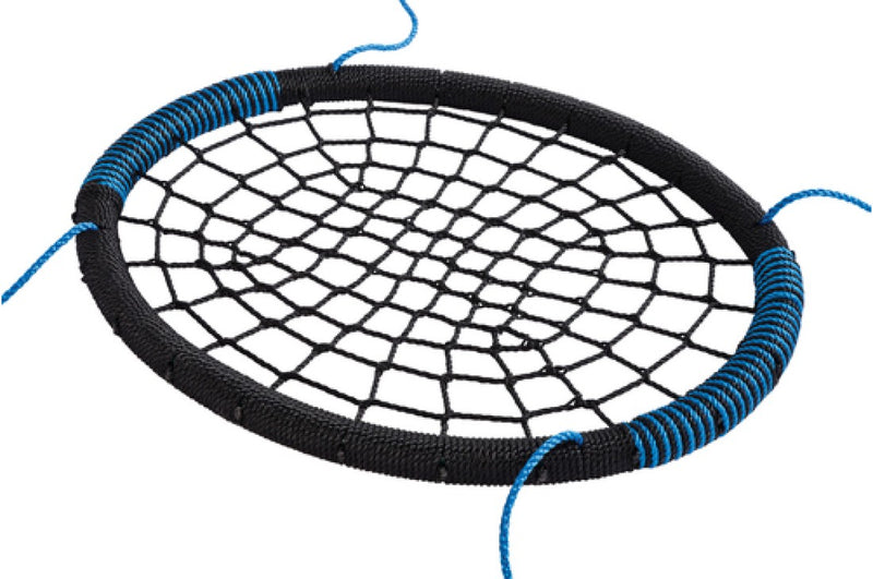 Nest Swing ‘Oval’ with adjustable Ropes (sensory swing) - Black/Blue