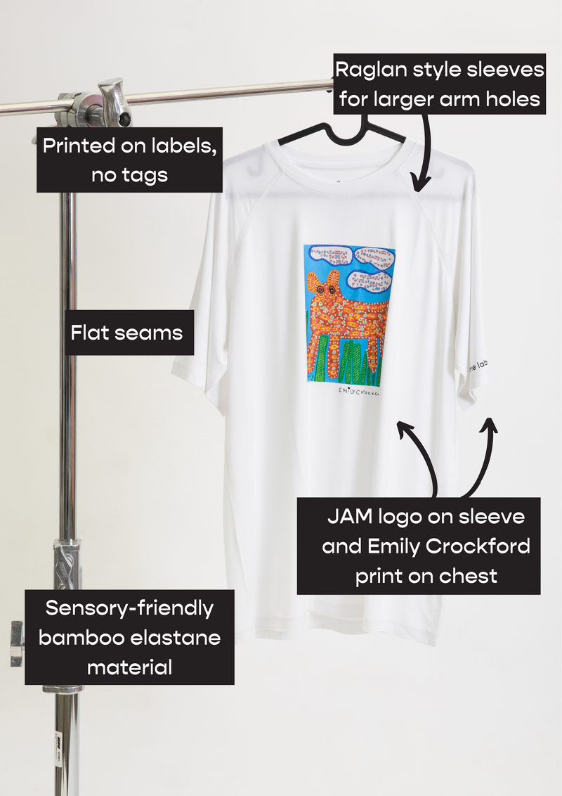 Jam the Label Dingo Raglan Tee - Emily Crockford Collaboration
