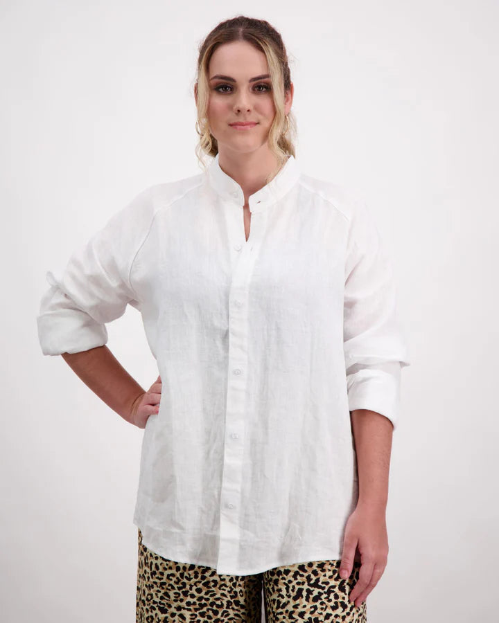 Christina Stephens - Sam Universal Linen Shirt