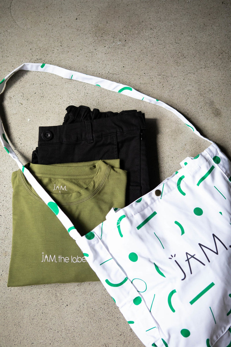 JAM the Label Tote Bag - Mango Lines