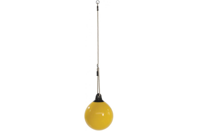 Buoy Ball ‘DROP’ 51cm Swing with Adjustable Rope - Yellow