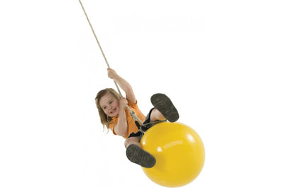 Buoy Ball ‘DROP’ 51cm Swing with Adjustable Rope - Yellow