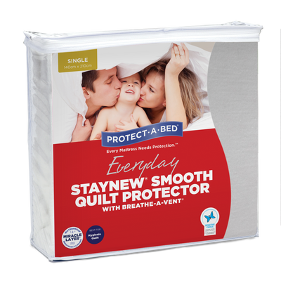 Protect-A-Bed® Satin Smooth (Dynatex) Everyday Staynew Waterproof Quilt Protectors