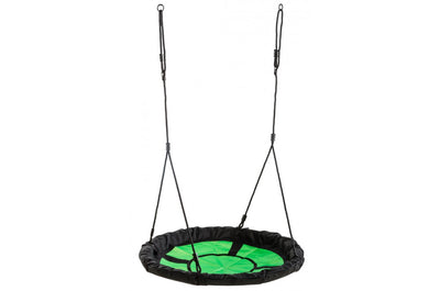 Nest Swing 'SWIBEE' With Adjustable Ropes (sensory swing) - Black/Green