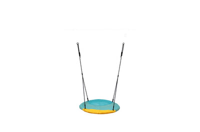 Nest Swing 'WINKOH' with Adjustable Ropes (sensory swing) - Turquoise/Yellow