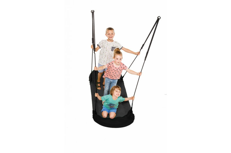 Nest Swing ‘GRANDOH’ with Adjustable Ropes (sensory swing) - Black