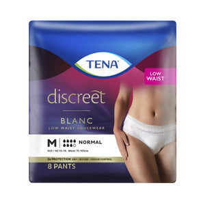 Tena Women's Pants Discreet Low Waist Blanc