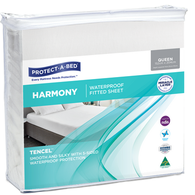 Protect-A-Bed® Harmony Waterproof Fitted Sheet Protector