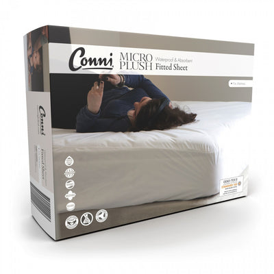 Conni Micro-Plush - Waterproof Fitted Sheet
