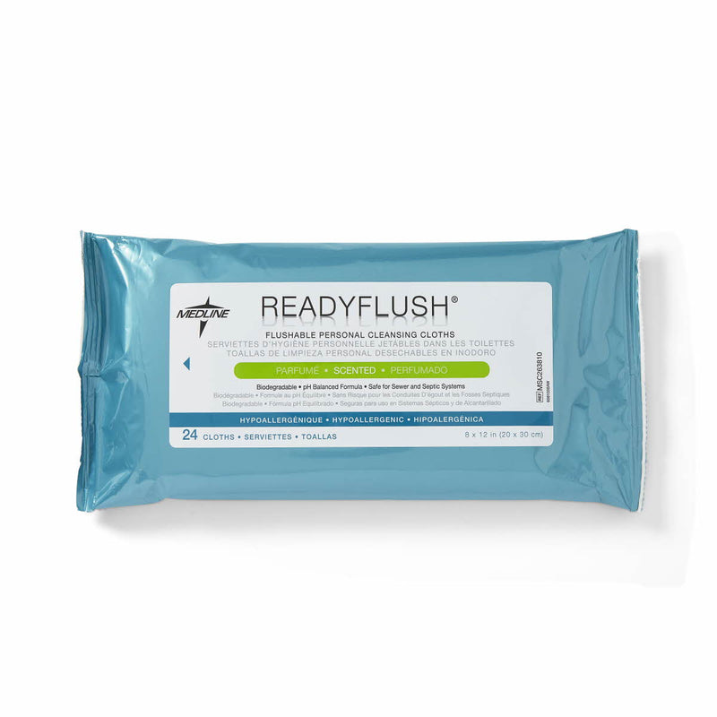 Medline® Readyflush Flushable Personal Scented Cleansing Cloths