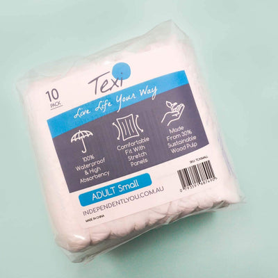Texi Adult diapers small 10 pack