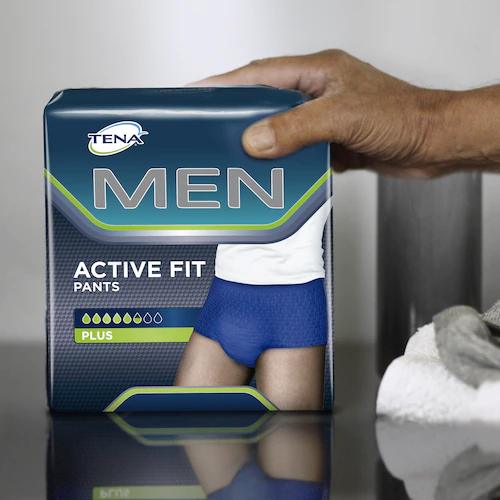 TENA Men Active Fit Pants Plus - Small/Medium - 9 PACK